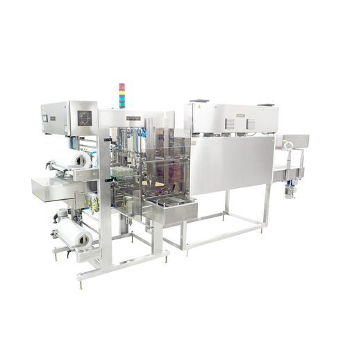 Fardeleuse automatique - SLC - Autopack Co., Ltd. - pour bouteilles en plastiques / avec barre de soudure / pour film thermorétractable