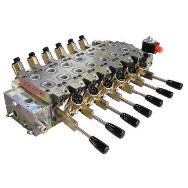 Distributeur hydraulique à tiroir - APV-16 - FLUIDEA - avec actionnement manuel / électrohydraulique / sectionnel
