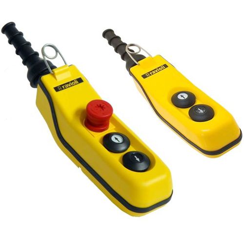 Boîte à boutons à 3 boutons - PRL - FLUIDEA - IP65 / d'arrêt d'urgence / portative