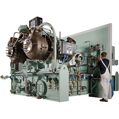 Compresseur de gaz - CM2 series  - Cryo Star - électrique / fixe / lubrifié à l'huile