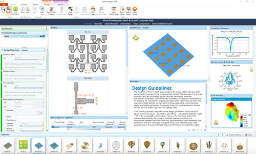 Logiciel de modélisation - Antenna Magus - SIMULIA - de conception / de base de données ODBC / d'évaluation