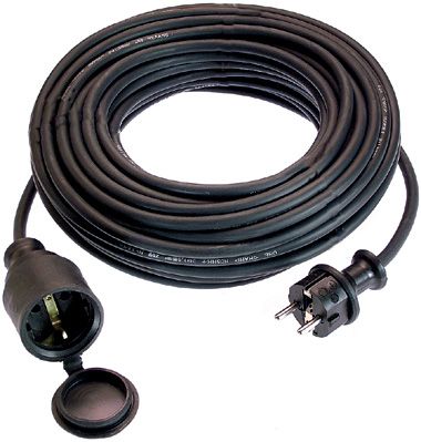 Rallonge électrique flexible - 16 A, 250 V, 5 - 50 m - as - Schwabe GmbH - en caoutchouc
