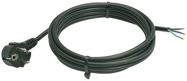 Cordon électrique avec fiche - 16 A, 250 V, 3 - 10 m - as - Schwabe GmbH