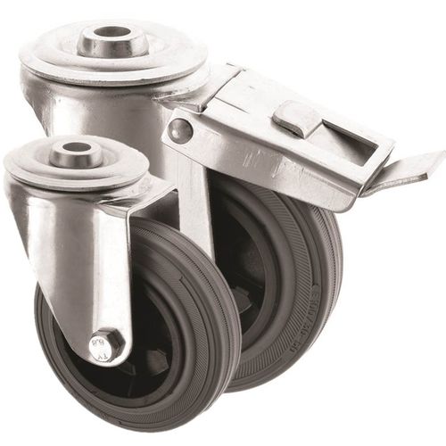 Roulette pivotante - 4000 series - ROSS HANDLING LTD - à tige / pour charges moyennes / à pneumatique