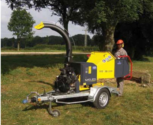 Broyeur de branches sur remorque - SAELEN WS/15PTO - Saelen industrie