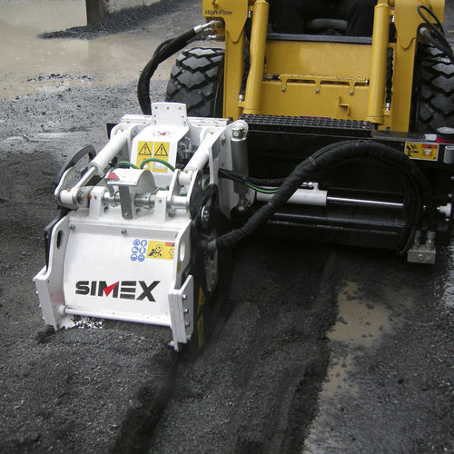 Fraiseuse à froid pour chargeuse compacte - PL 45.20 - Simex S.r.l - compacte / pour asphalte