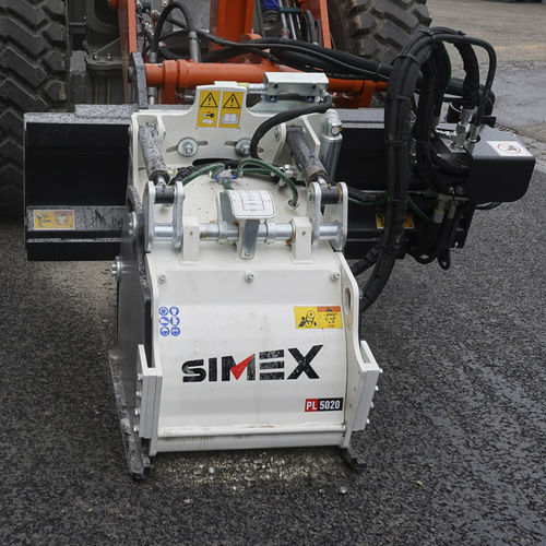 Fraiseuse à froid pour chargeuse compacte - PL 50.20 - Simex S.r.l - compacte / pour asphalte