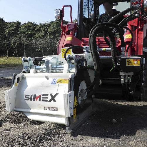 Fraiseuse à froid pour chargeuse compacte - PL 60.20 - Simex S.r.l - compacte / pour asphalte