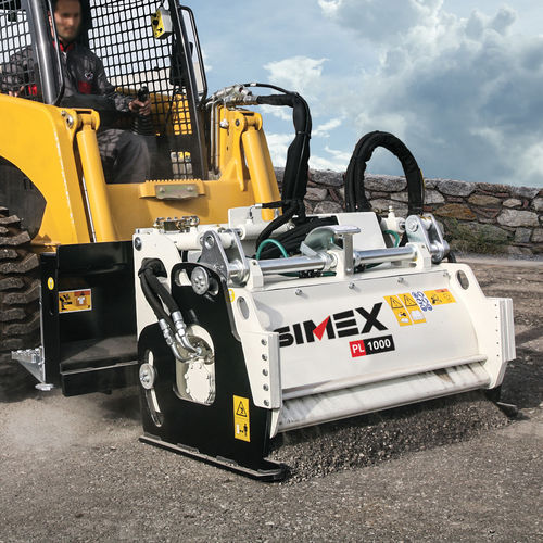 Fraiseuse à froid pour chargeuse compacte - PL 1000 - Simex S.r.l - compacte / pour asphalte