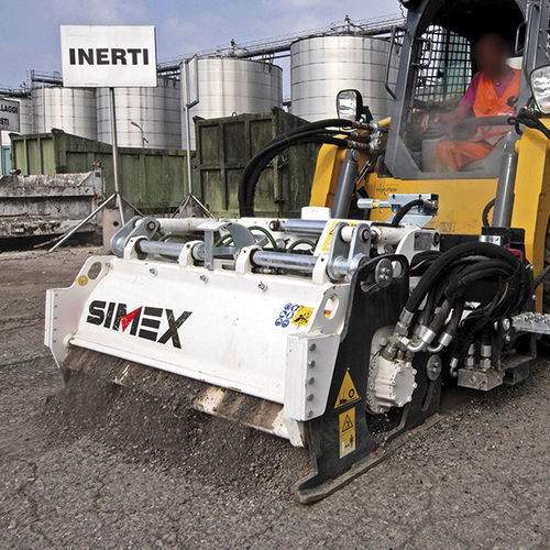 Fraiseuse à froid pour chargeuse compacte - PL 1200 - Simex S.r.l - compacte / pour asphalte