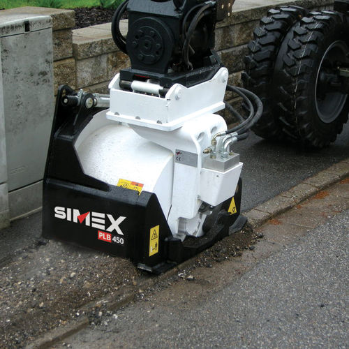 Raboteuse de sol - PLB 450 - Simex S.r.l - pour pelle