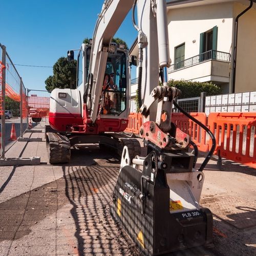 Raboteuse de sol - PLB 300 - Simex S.r.l - pour pelle