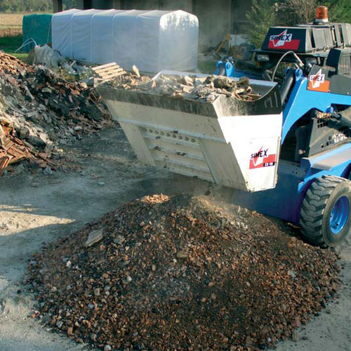 Godet concasseur - CB 2000 - Simex S.r.l - pour chargeuse compacte