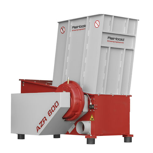 Déchiqueteur pour le bois - AZR series - Reinbold Entsorgungstechnik - à 1 arbre / compact
