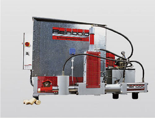 Presse à briquette bois - RB 20 SV - 60 SV series - Reinbold Entsorgungstechnik - hydraulique