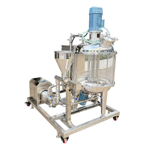 Émulsionneur rotor-stator - ZHEJIANG XINGSHENG MACHINERY CO.,LTD - vertical / fond de cuve / continu