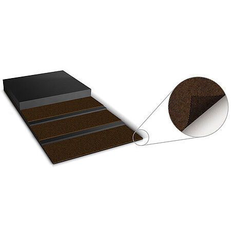 Bande de convoyeur à plaques - Transglis - Sempertrans - flexible / en polyester / en polyamide