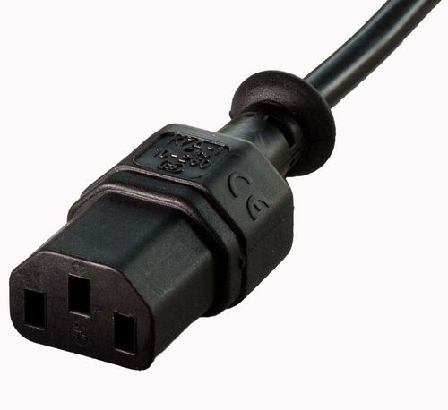 Connecteur prise - K7A-1 C13 - Müller Plastik GmbH - d'alimentation électrique / DIN / droit