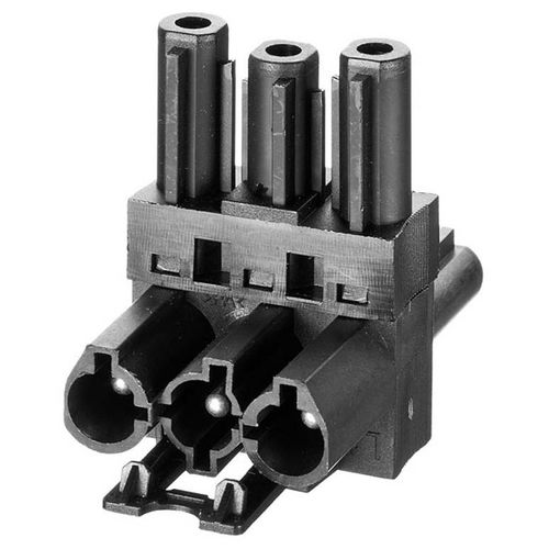 Prise et fiche splitter - Qneqt T Splitter - Müller Plastik GmbH - sans halogène / 3 pôles / basse tension