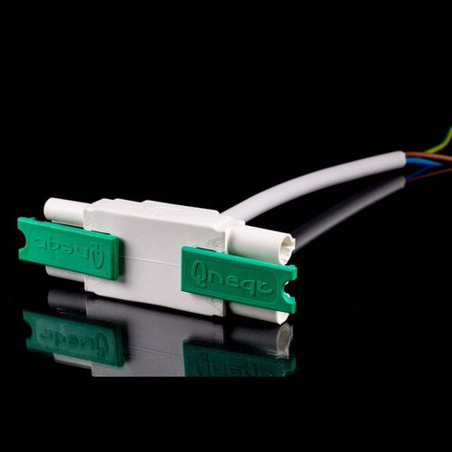 Prise et fiche encastrée - Q-Tplug  - Müller Plastik GmbH - 3 pôles / push-in / interverrouillée