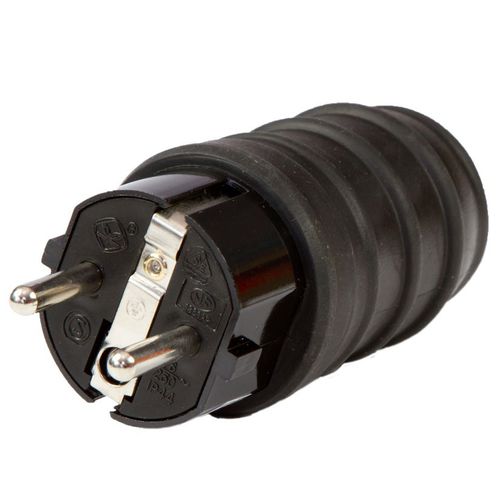 Prise et fiche IP44 - 9006 000, 9007 000 - Müller Plastik GmbH - 2 pôles / avec mise à la terre