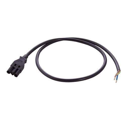 Cordon électrique avec fiche - Qneqt PVC / RPR - Müller Plastik GmbH - avec système de verrouillage / sans halogène