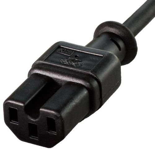 Connecteur prise - W7A-1 C15 - Müller Plastik GmbH - d'alimentation électrique / surmoulé / droit