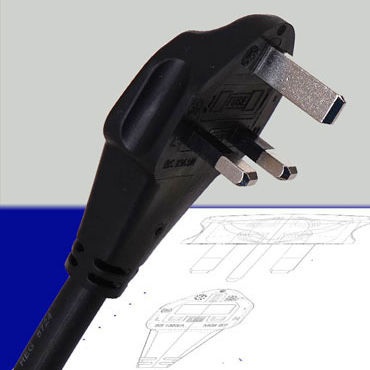 Fiche électrique 2 pôles - M09BP - Müller Plastik GmbH - avec fusible / pour véhicules