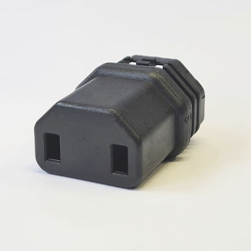 Insert de fiche femelle - C17 - Müller Plastik GmbH - 2 pôles