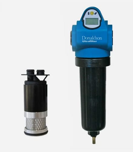 Carter de filtre coalesceur - DF-T series - DONALDSON - à charbon actif / pour air comprimé / en matière plastique