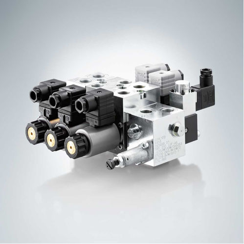 Distributeur hydraulique à tiroir - SWS  - HAWE Hydraulik SE - actionné par solénoïde / compact / proportionnel