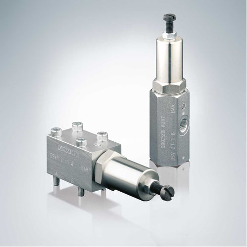 Vanne à commande hydraulique - DSV series - HAWE Hydraulik SE - de réglage / d'arrêt / de régulation de pression