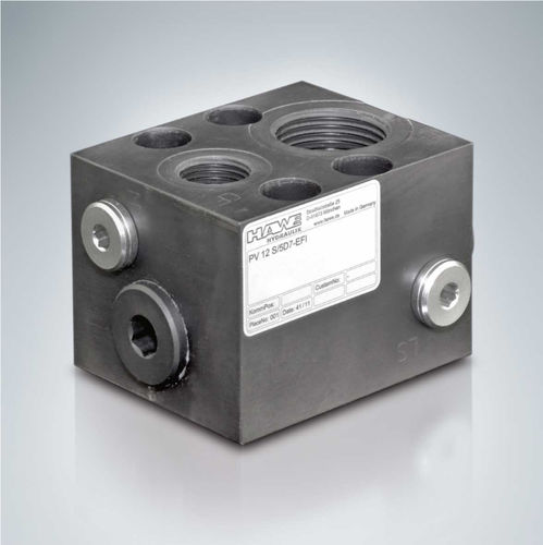 Vanne à commande hydraulique - PV  - HAWE Hydraulik SE - pour huile / pour pompe / compacte
