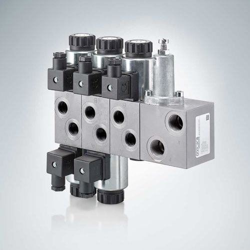 Distributeur hydraulique à tiroir - CWS series - HAWE Hydraulik SE - à commande assistée / compact / en aluminium
