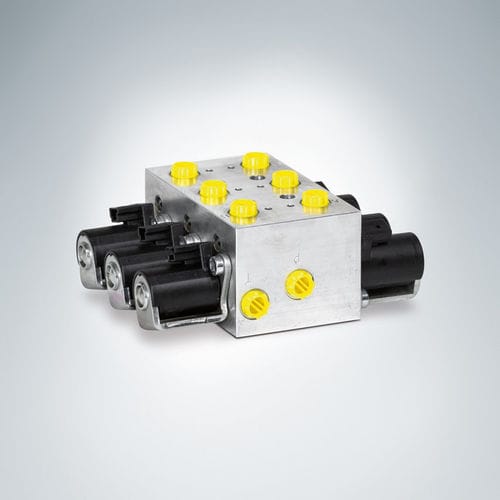 Distributeur hydraulique à soupape - SLC - HAWE Hydraulik SE - à commande électrique / compact