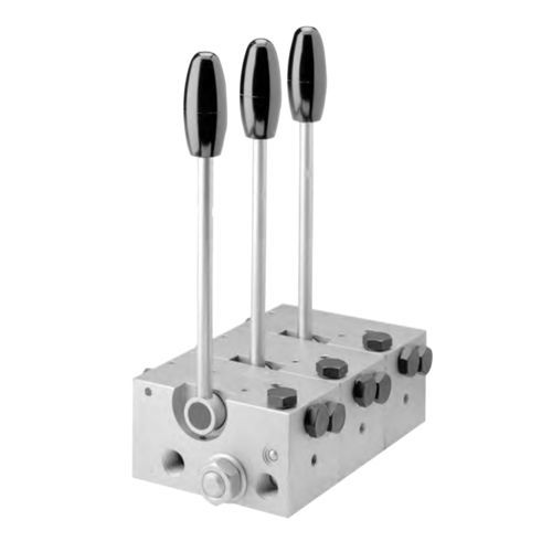Distributeur hydraulique à soupape - VHR series - HAWE Hydraulik SE - avec actionnement manuel / 4/3 voies / 3 voies