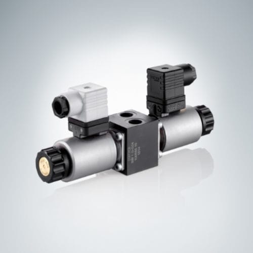 Distributeur hydraulique à tiroir - S series - HAWE Hydraulik SE - actionné par solénoïde / compact / proportionnel