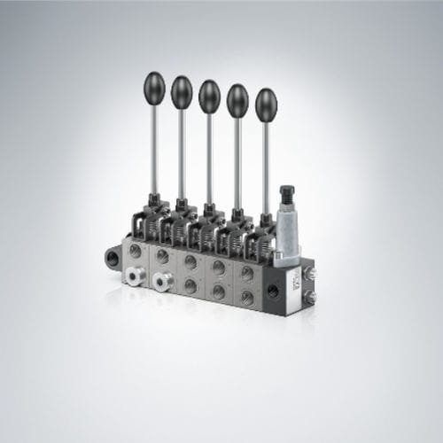 Distributeur hydraulique à tiroir - DL series - HAWE Hydraulik SE - avec actionnement manuel / compact
