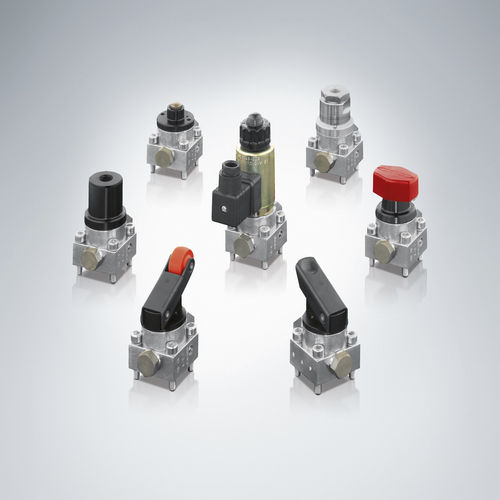 Distributeur hydraulique à clapet - G - HAWE Hydraulik SE - à levier / à commande mécanique / 4/3 voies