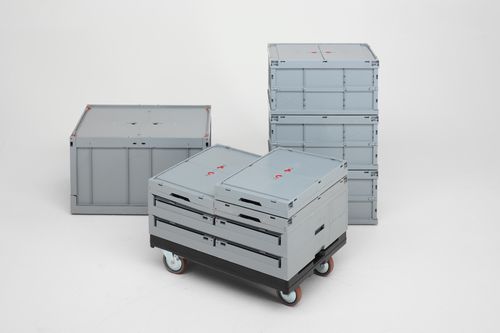 Caisse en polypropylène - RAKO 34-950 series - Engels Manutention et Environnement - de stockage / pliable