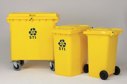 Conteneur à déchets en plastique - MGB ZHA series - Engels Manutention et Environnement - pour déchets médicaux / à 2 roues