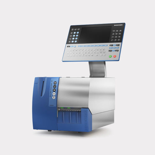 Imprimante applicateur d'étiquette automatique - GLPmaxx 80 - BIZERBA - pour l'industrie