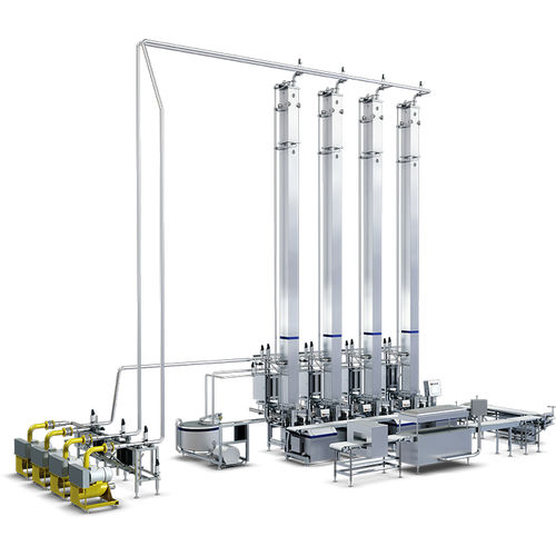 Presse à fromage verticale - Blockformer system 6 - Tetra Pak - pneumatique