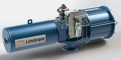 Actionneur pneumatique - LPS series - FLOWSERVE - rotatif / système manivelle-cadre / à ressort de rappel