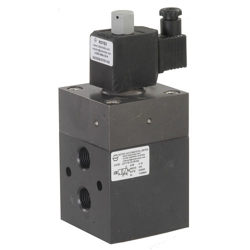 Électrovanne à commande assistée - 31206 - Rotex Automation Limited - 3 voies / normalement ouverte / air