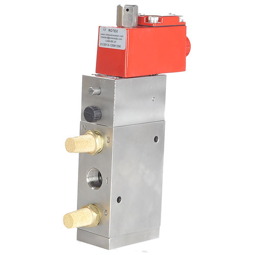 Électrovanne à commande assistée - 51440 - Rotex Automation Limited - 5 voies / normalement fermée / air