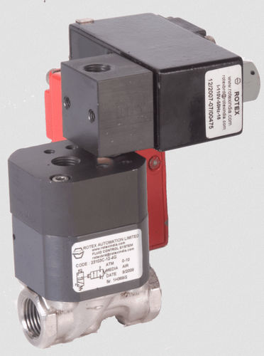 Électrovanne à commande assistée - 23203 - Rotex Automation Limited - 2 voies / NO / pour eau