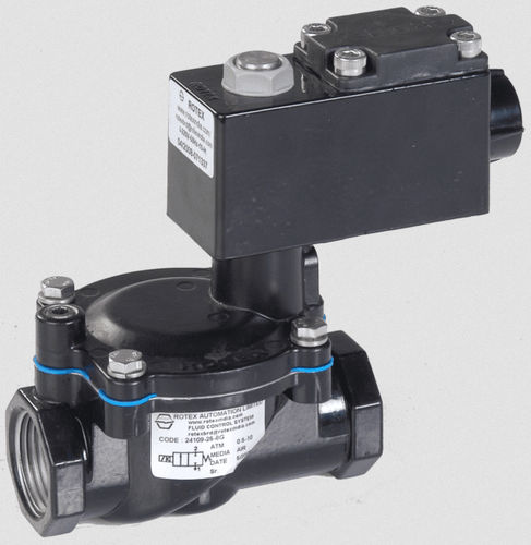 Électrovanne à commande assistée - 24109 - Rotex Automation Limited - 2 voies / NF / pour eau
