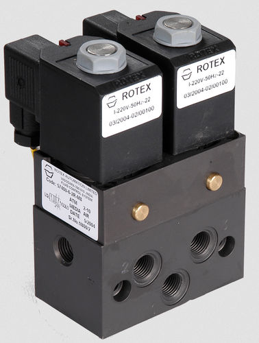 Électrovanne à commande assistée - 57400 - Rotex Automation Limited - 5 voies / NF / pour gaz