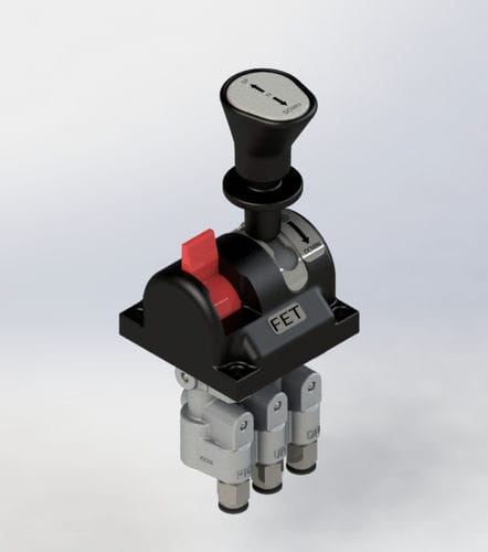 Vanne à piston - FET - Rotex Automation Limited - manuelle / de contrôle / pour air